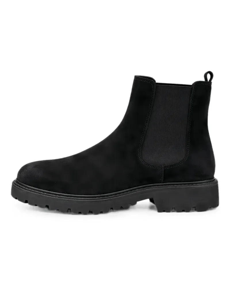 Doucal´s suede lug-sole Chelsea boots - Schwarz Schwarz