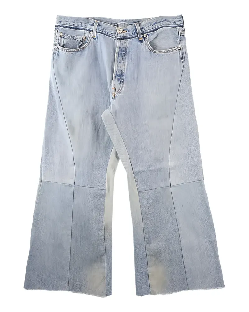 READYMADE Jeans im Patchwork-Look - Blau Blau