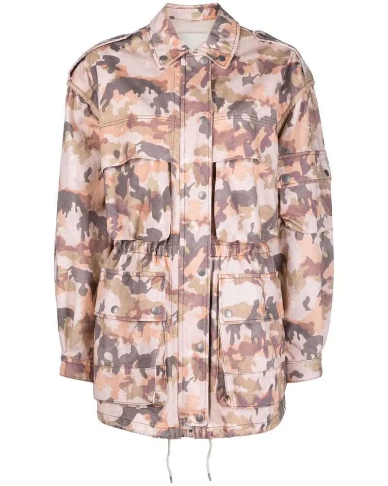 Isabel Marant Elize Jacke mit Print - Nude Nude