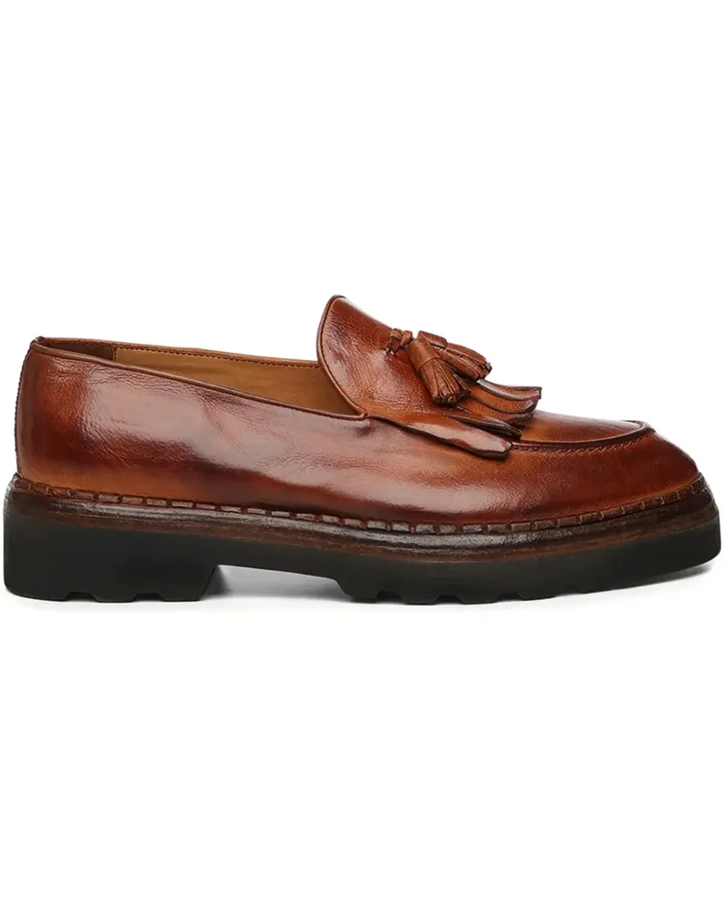 Eleventy tassel leather loafers - Braun Braun