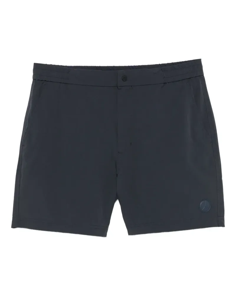 People of Shibuya logo-patch swim shorts - Blau Blau