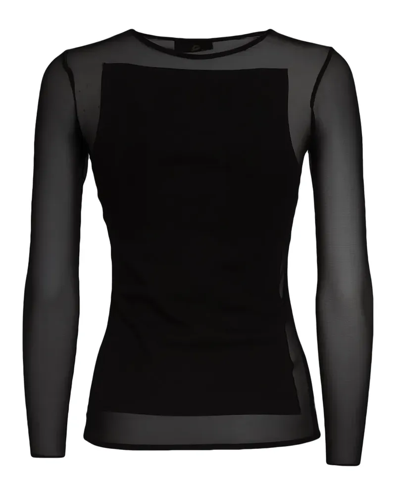 Dondup T-Shirt mit rundem Ausschnitt - Schwarz Schwarz