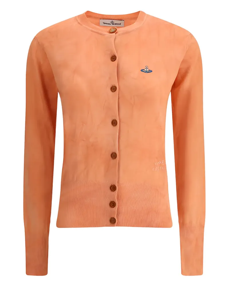 Vivienne Westwood Cardigan mit Orb-Verzierung - Orange Orange
