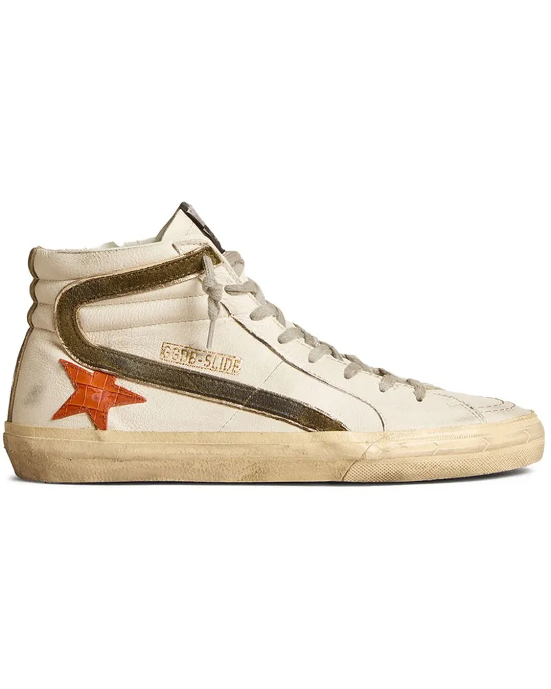 Golden Goose Slide High-Top-Sneakers - Nude Nude