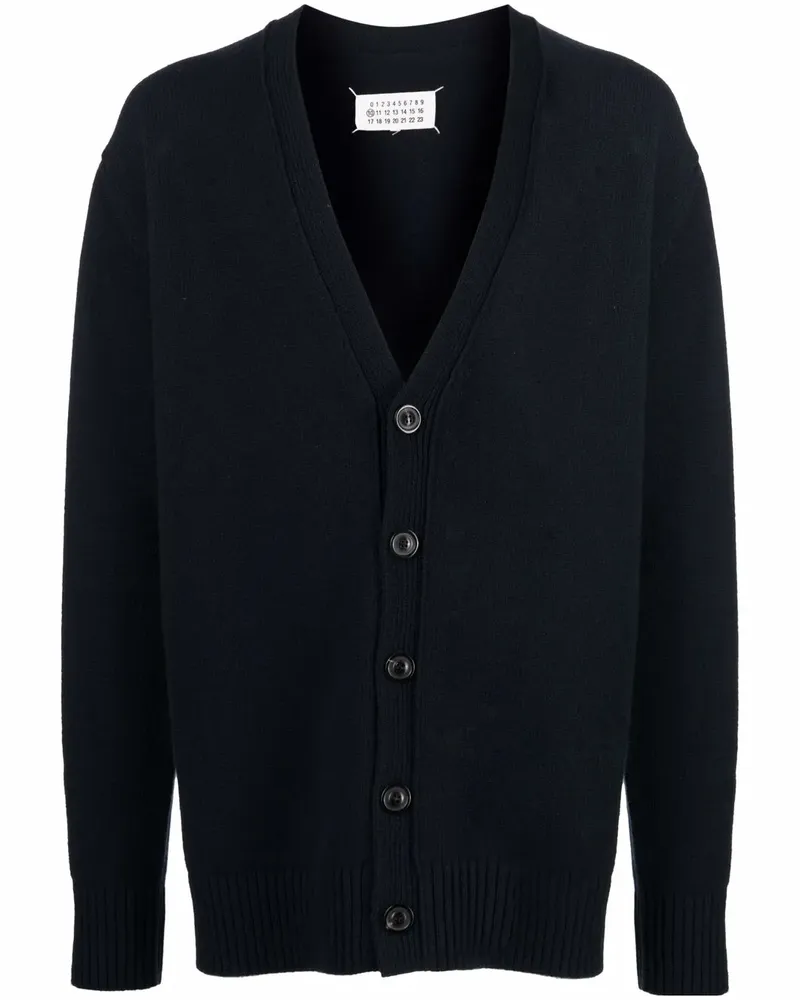 Maison Margiela Cardigan im Oversized-Look - Blau Blau