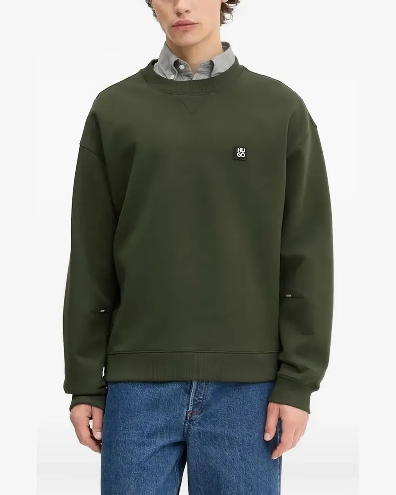 HUGO BOSS Sweatshirt mit Reißverschlussdetail - Grün Grün