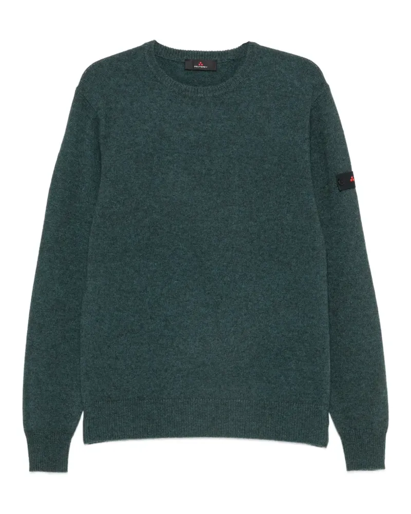Peuterey Pullover mit Logo-Patch - Grün Grün