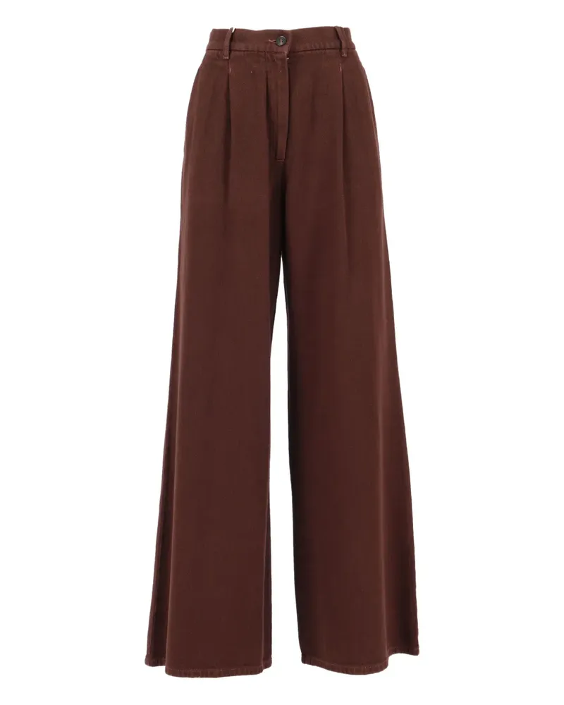 Max Mara nanda pleated trousers - Braun Braun