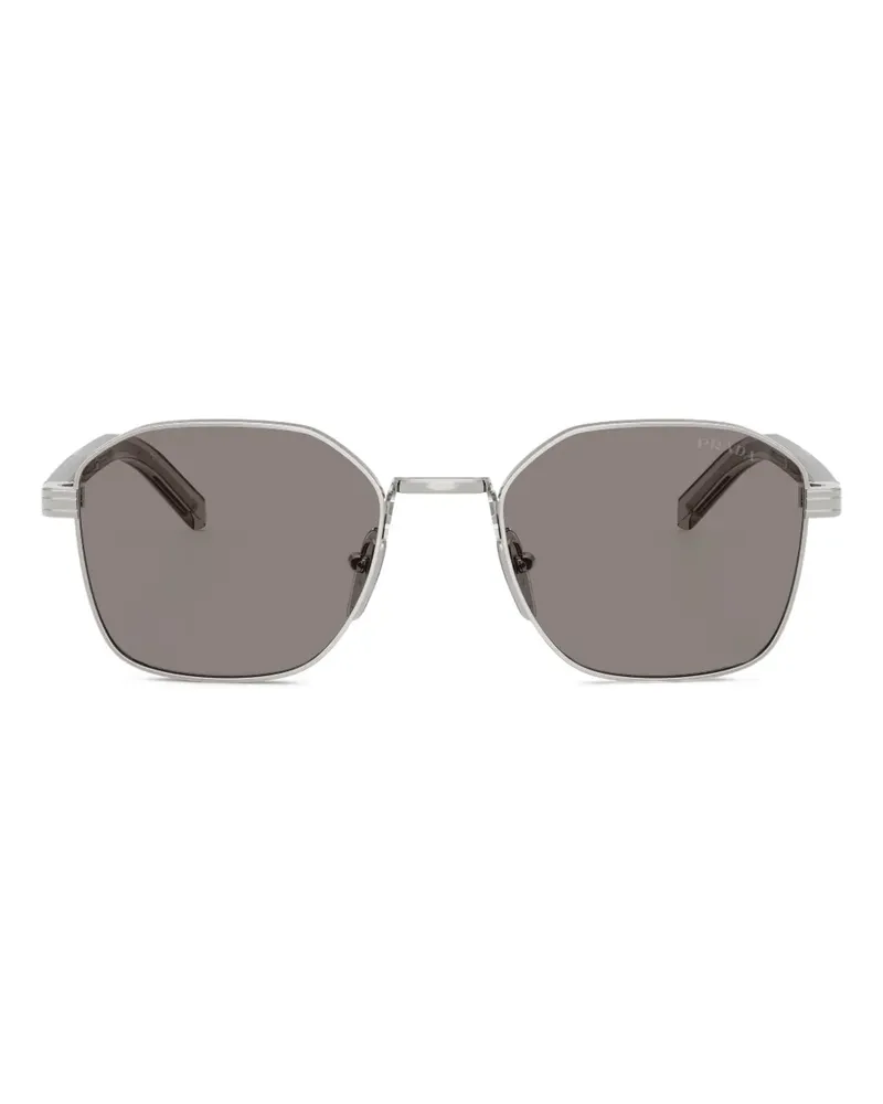 Prada geometric-frame sunglasses - Silber Silber