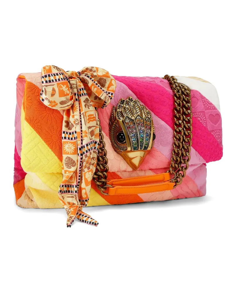 Kurt Geiger Macro Drench Kensington Schultertasche - Rosa Rosa