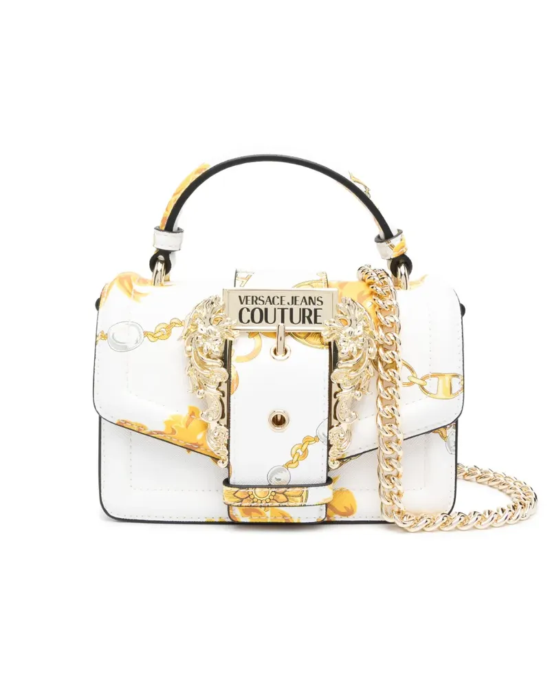 Versace Jeans Handtasche mit Barocco-Print - Weiß Weiß