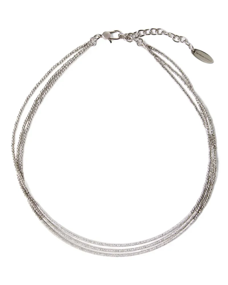 Brunello Cucinelli Halskette im Layering-Look - Silber Silber