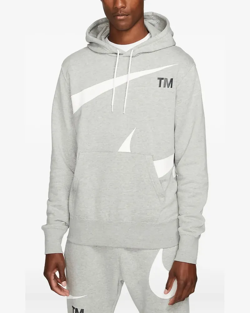Nike Hoodie mit Swoosh - Grau Grau
