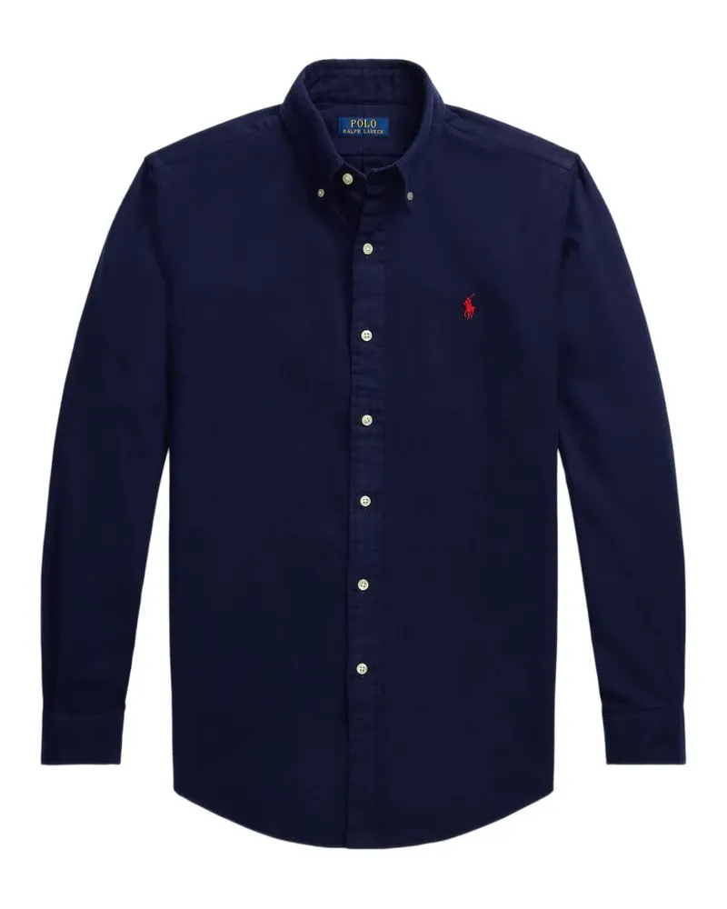 Ralph Lauren Geknöpftes Hemd mit Logo - Blau Blau