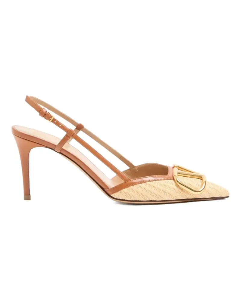 Valentino Garavani VLogo Signature Slingback-Pumps - Nude Nude