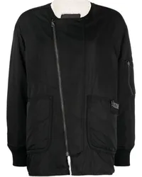 Izzue Jacke mit Logo-Stickerei Schwarz