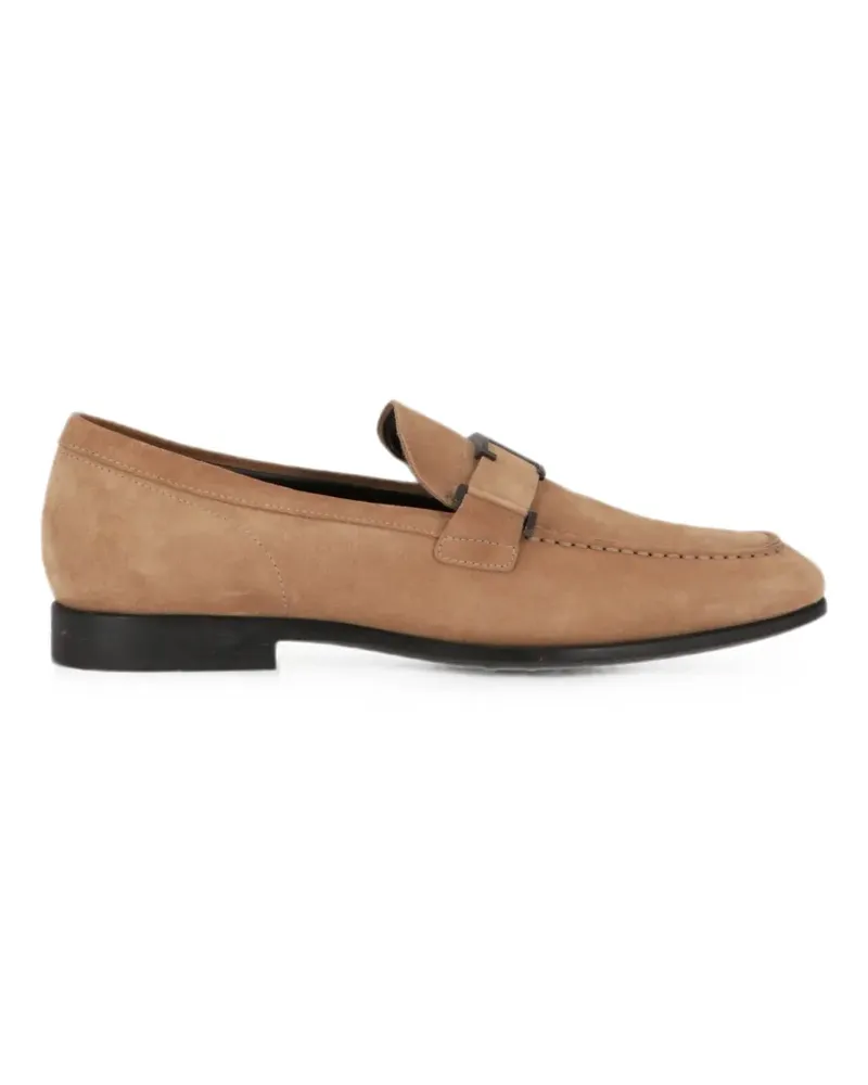 TOD'S T Timeless suede loafers - Nude Nude