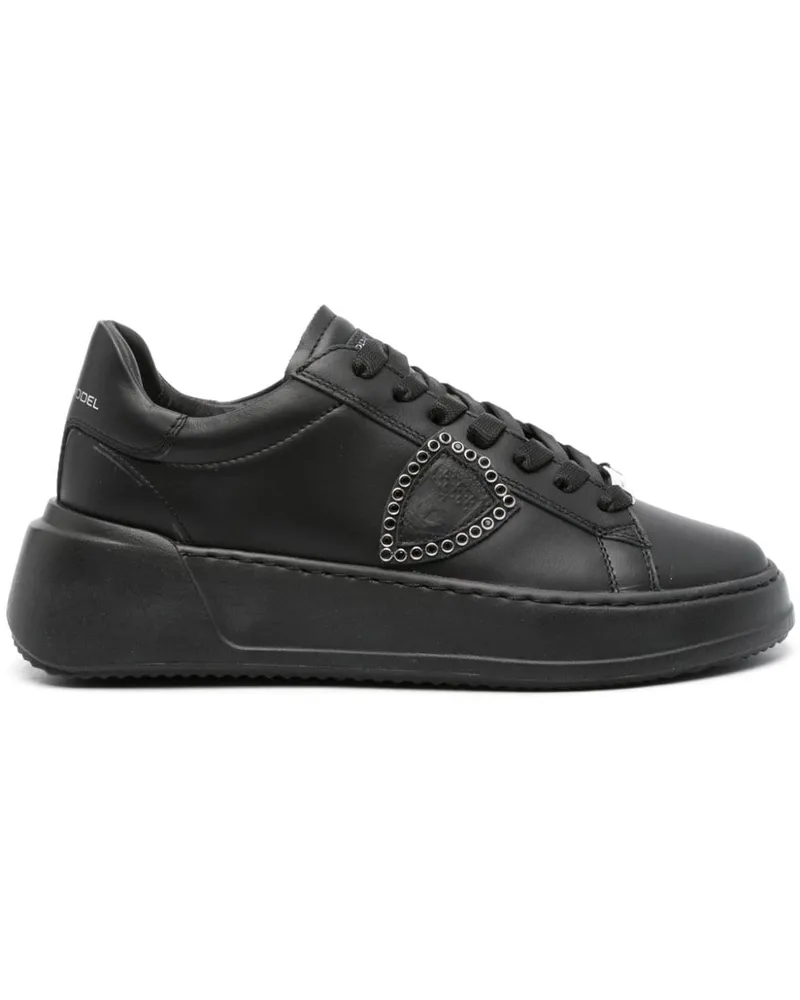 Philippe Model Tres Temple Sneakers - Schwarz Schwarz
