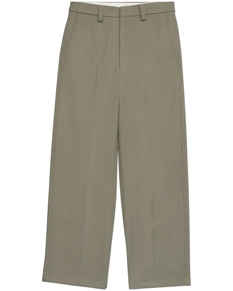 AMI Paris Weite Strickhose - Nude Nude