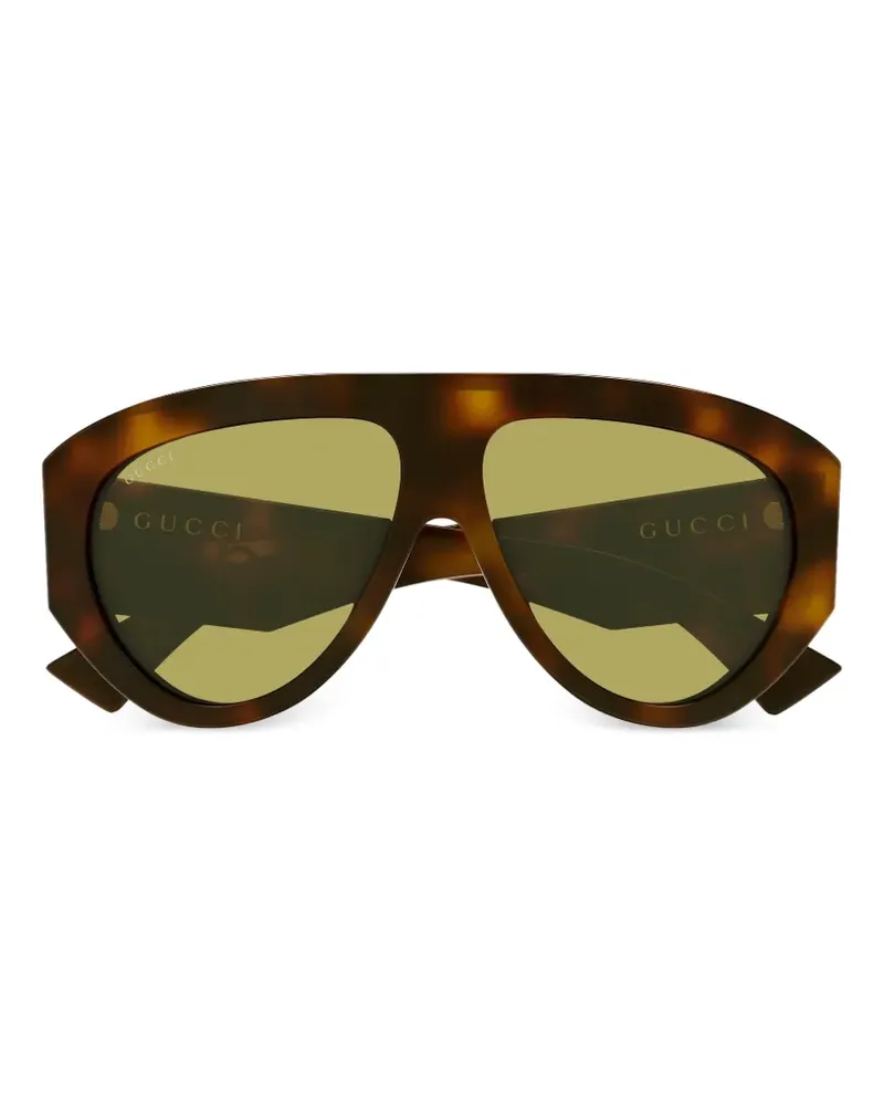 Gucci Pilotenbrille - Braun Braun