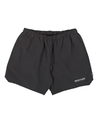 Neighborhood logo-print swim shorts Schwarz