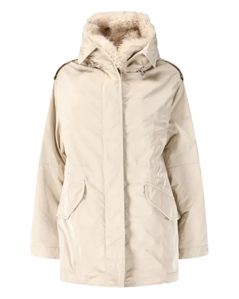 Ermanno Scervino Mantel mit Kapuze - Nude Nude