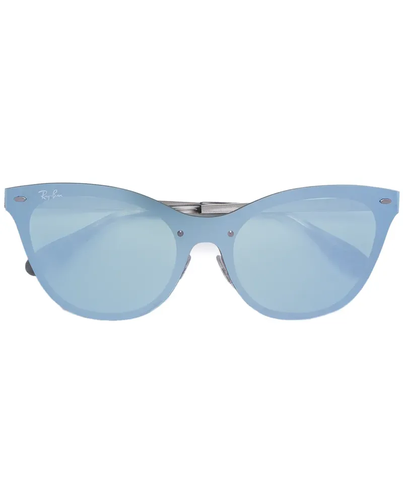 Ray Ban Verspiegelte Cat-Eye-Sonnenbrille - Metallic Metallic