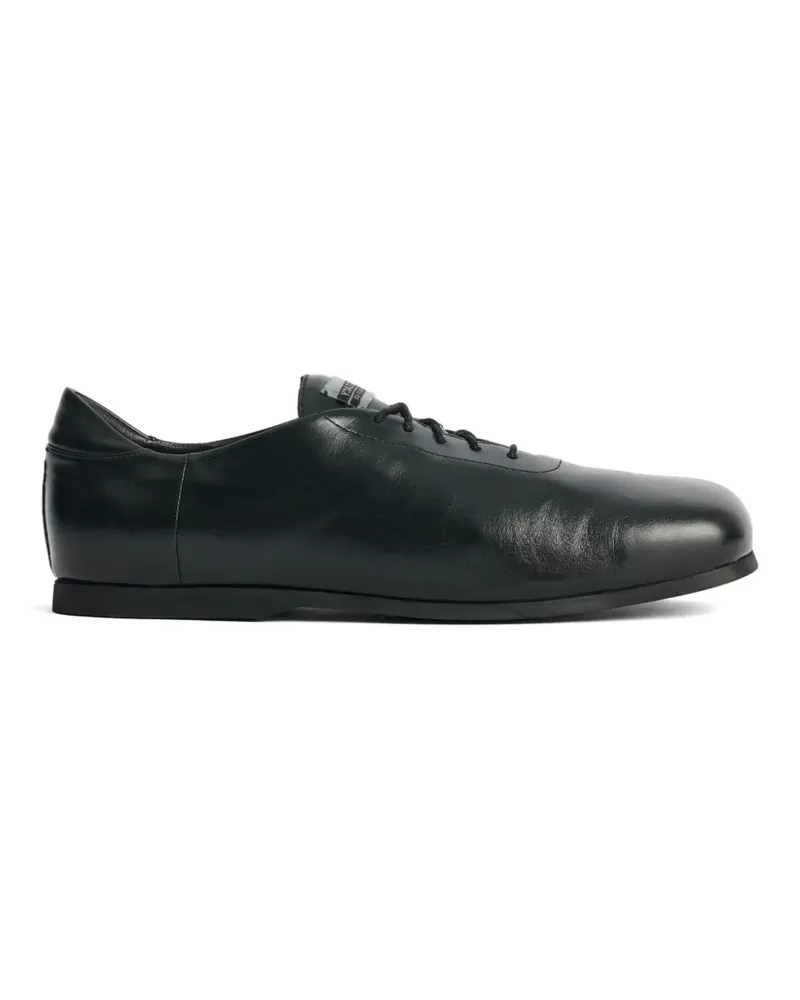Our Legacy Sneak In lace-up leather brogues - Schwarz Schwarz
