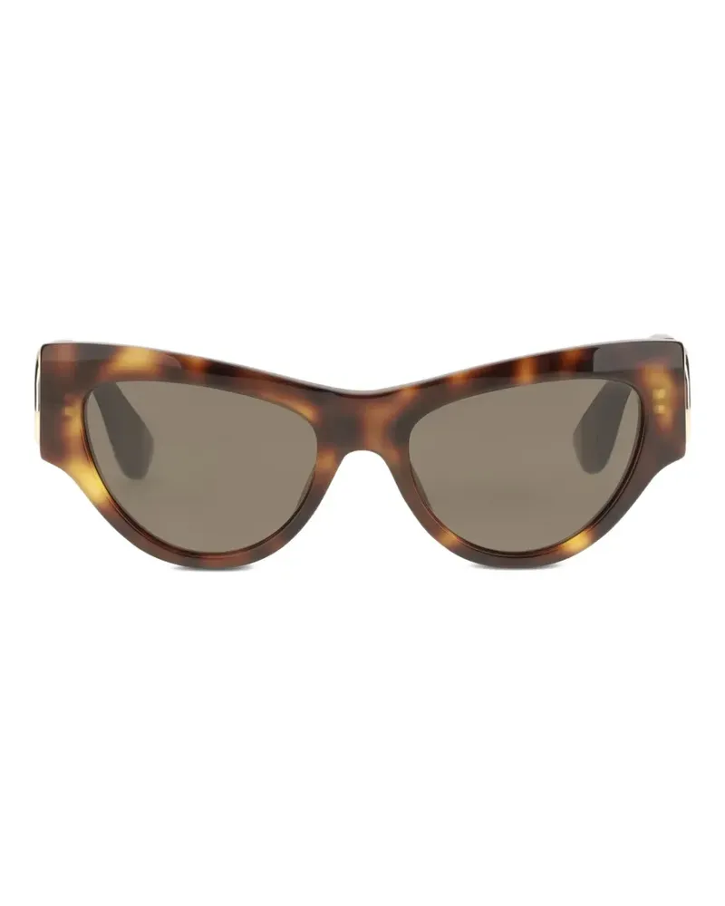 Valentino Garavani Cat-Eye-Sonnenbrille mit VLogo - Braun Braun