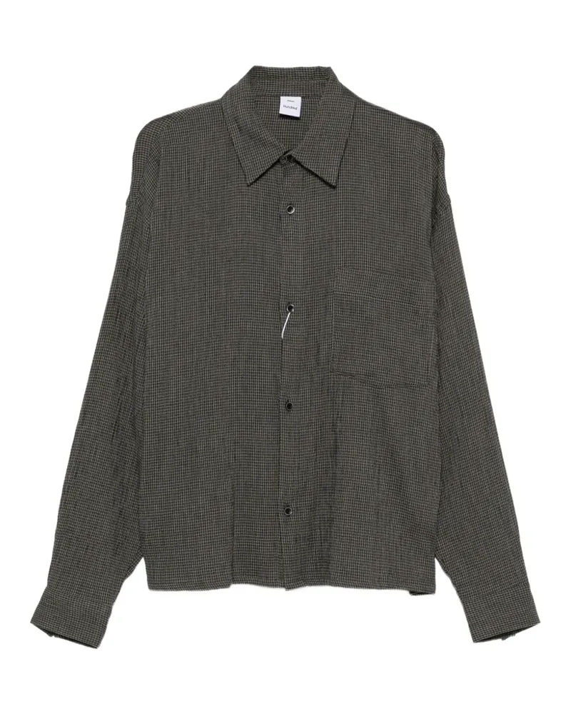 Won Hundred Maza check shirt - Grau Grau