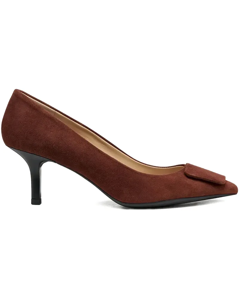 Geox 70mm Kleopy suede pumps - Braun Braun