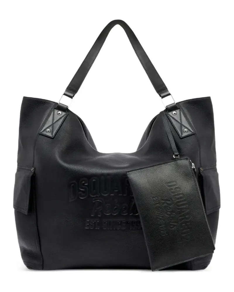 Dsquared2 Rebels Tote Bag - Schwarz Schwarz