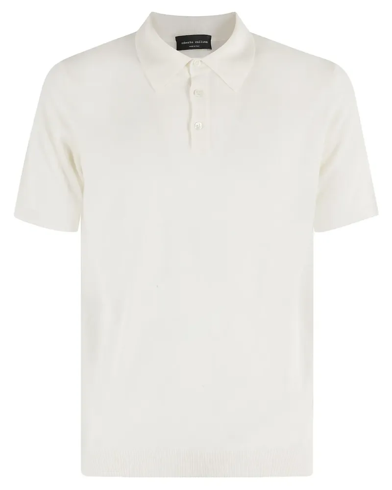 Roberto Collina Klassisches Poloshirt - Weiß Weiß