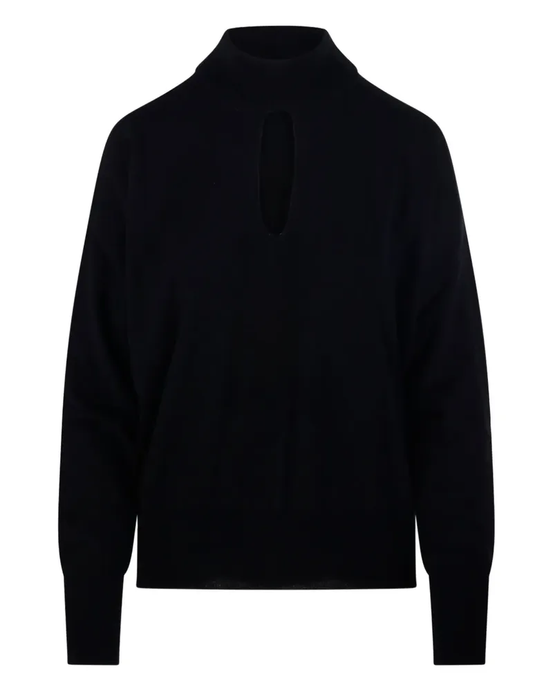 Roberto Collina Pullover mit Stehkragen - Schwarz Schwarz
