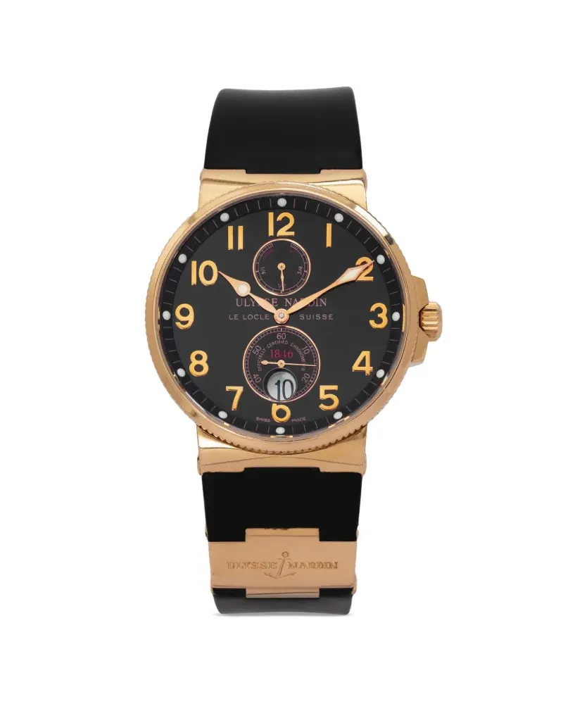 Ulysse Nardin 2006 pre-owned Maxi Marine 40mm - Schwarz Schwarz