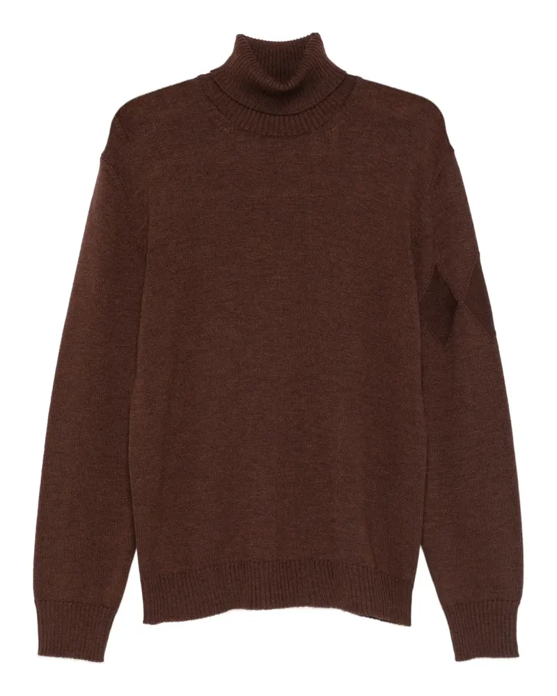 Ballantyne Fein gestrickter Pullover - Braun Braun