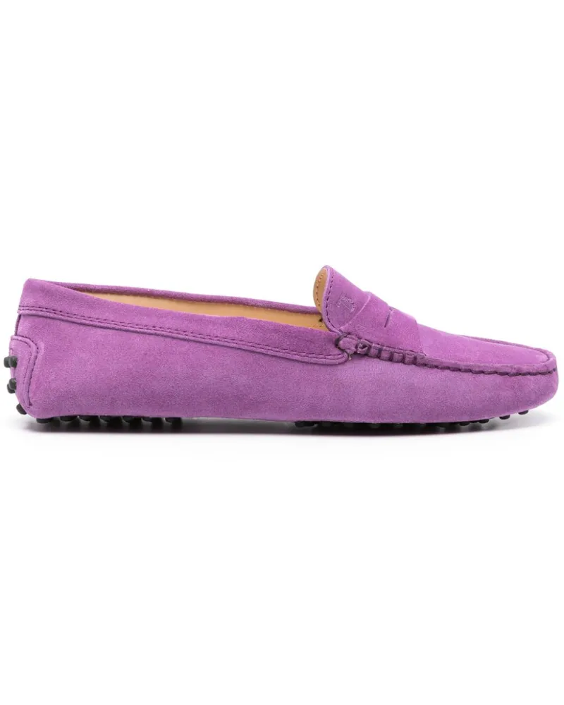 TOD'S Penny-Loafer aus Wildleder - Violett Violett