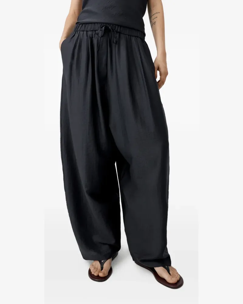 CORDERA drawstring trousers - Schwarz Schwarz
