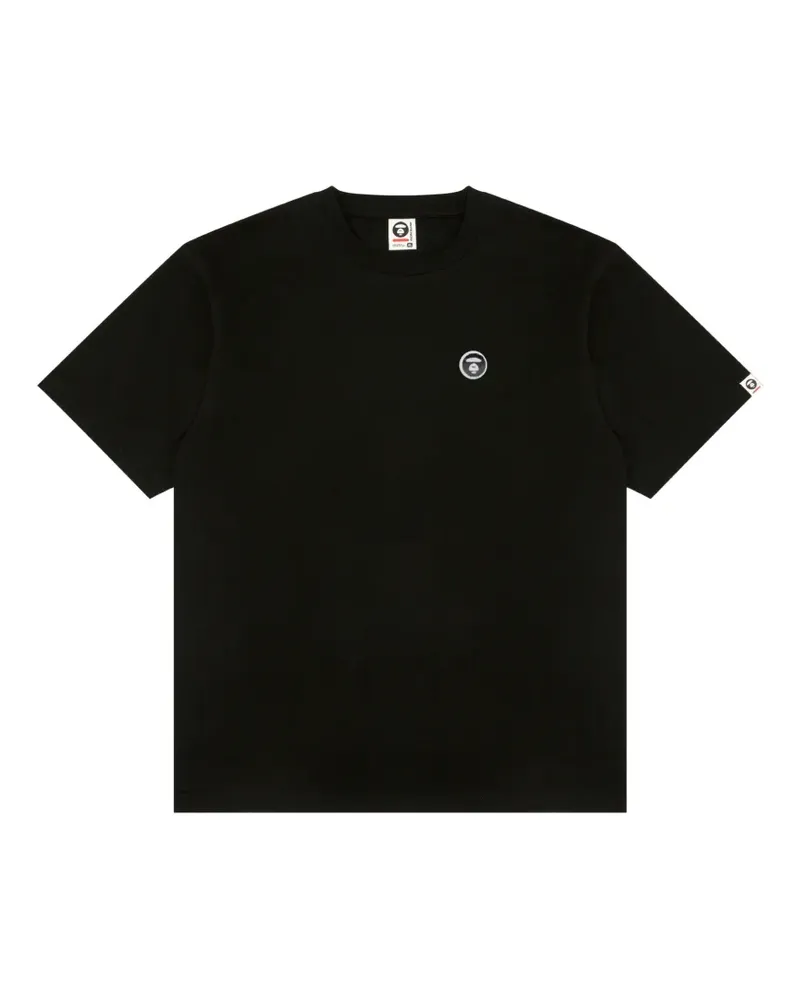 BAPE T-Shirt mit Applikation - Schwarz Schwarz