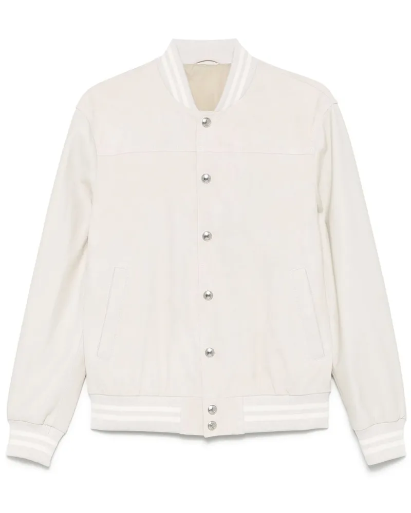 Eleventy Bomberjacke aus Wildleder - Nude Nude