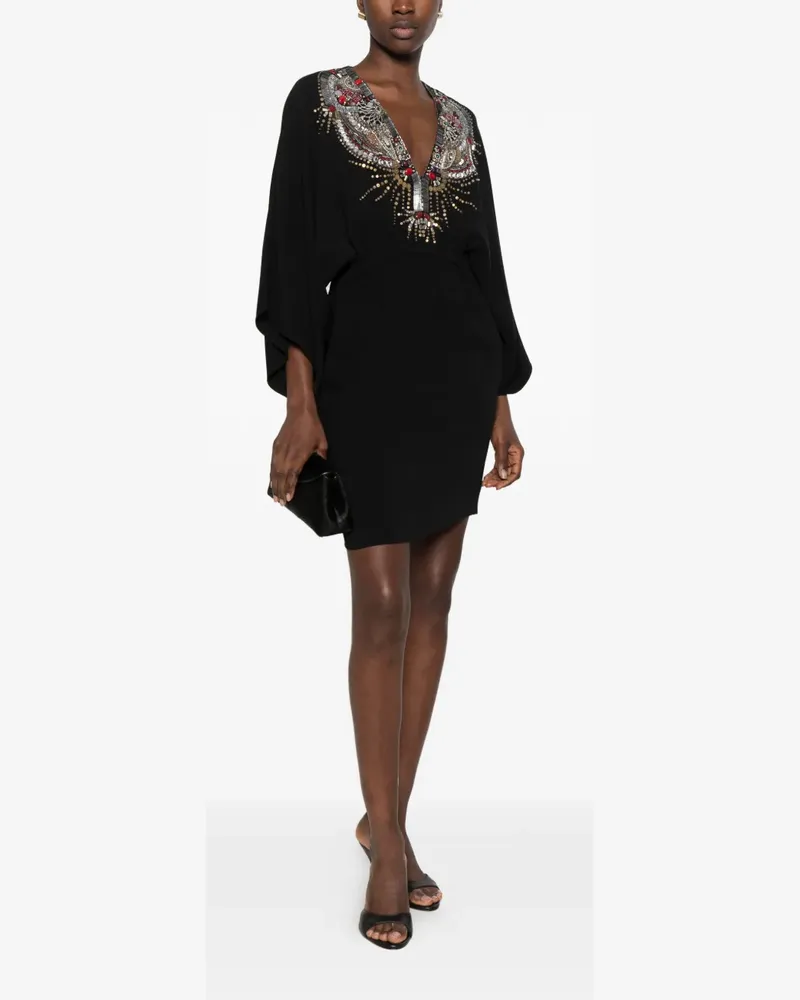 Emilio Pucci Besticktes Minikleid - Schwarz Schwarz