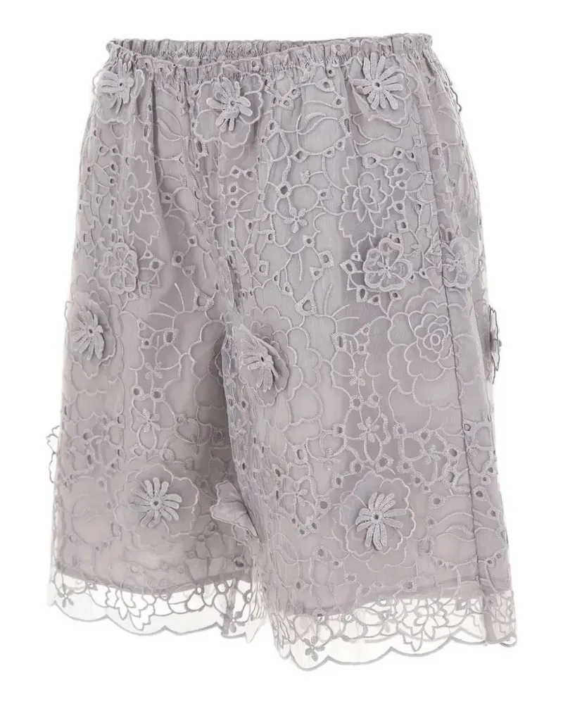 The Garment Sydney floral-embroidered shorts - Grau Grau