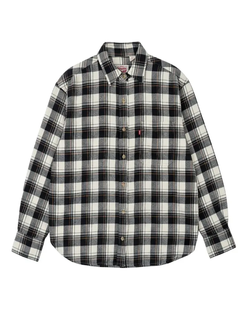 Levi's Nash Hemd mit Check-Muster - Schwarz Schwarz