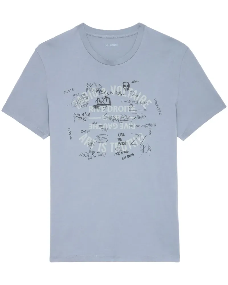 Zadig & Voltaire Tommy T-Shirt Blau