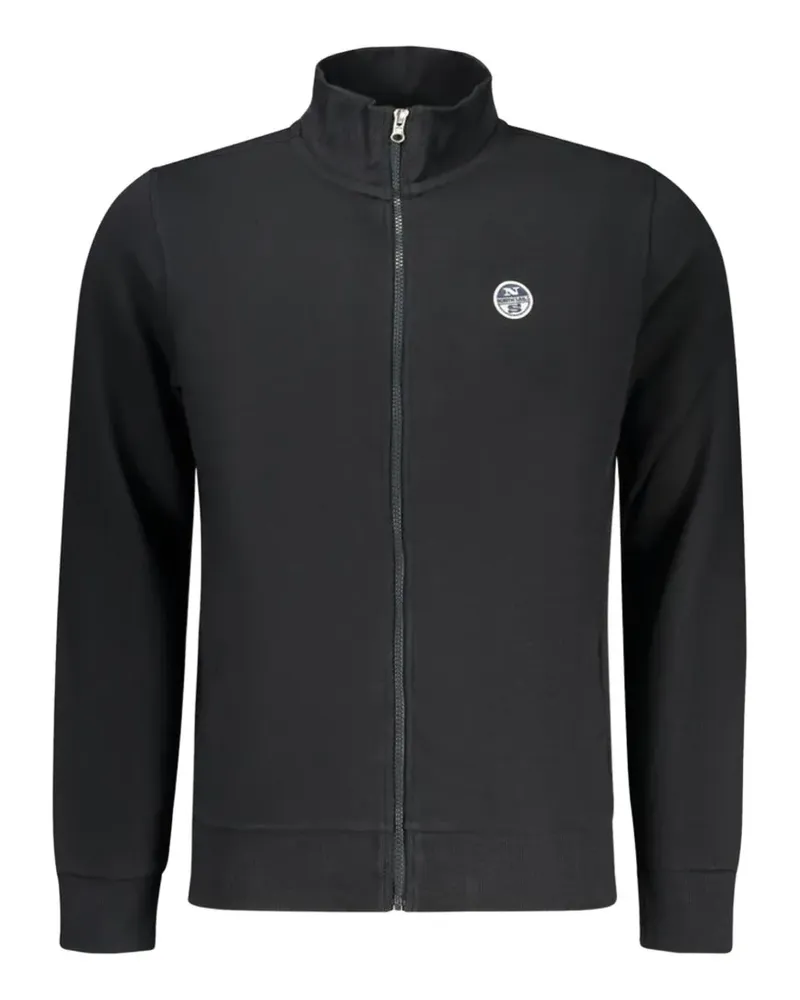 North Sails zip-up sweatshirt - Schwarz Schwarz