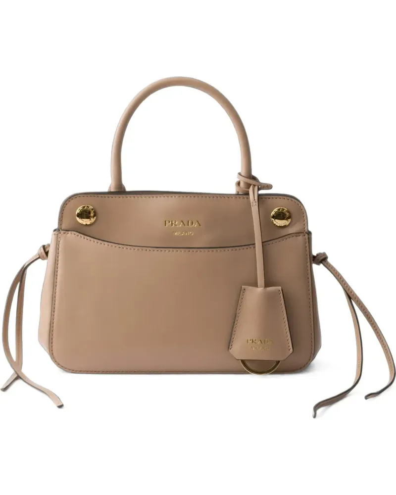 Prada Carry mini leather handbag - Nude Nude