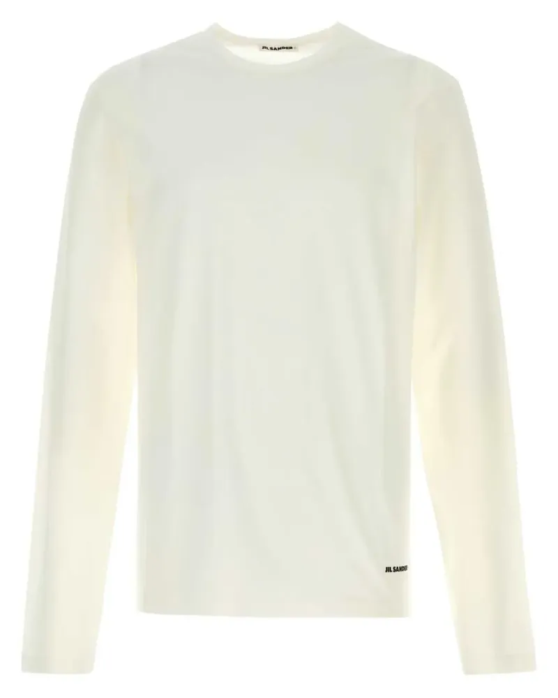 Jil Sander Klassisches T-Shirt - Weiß Weiß