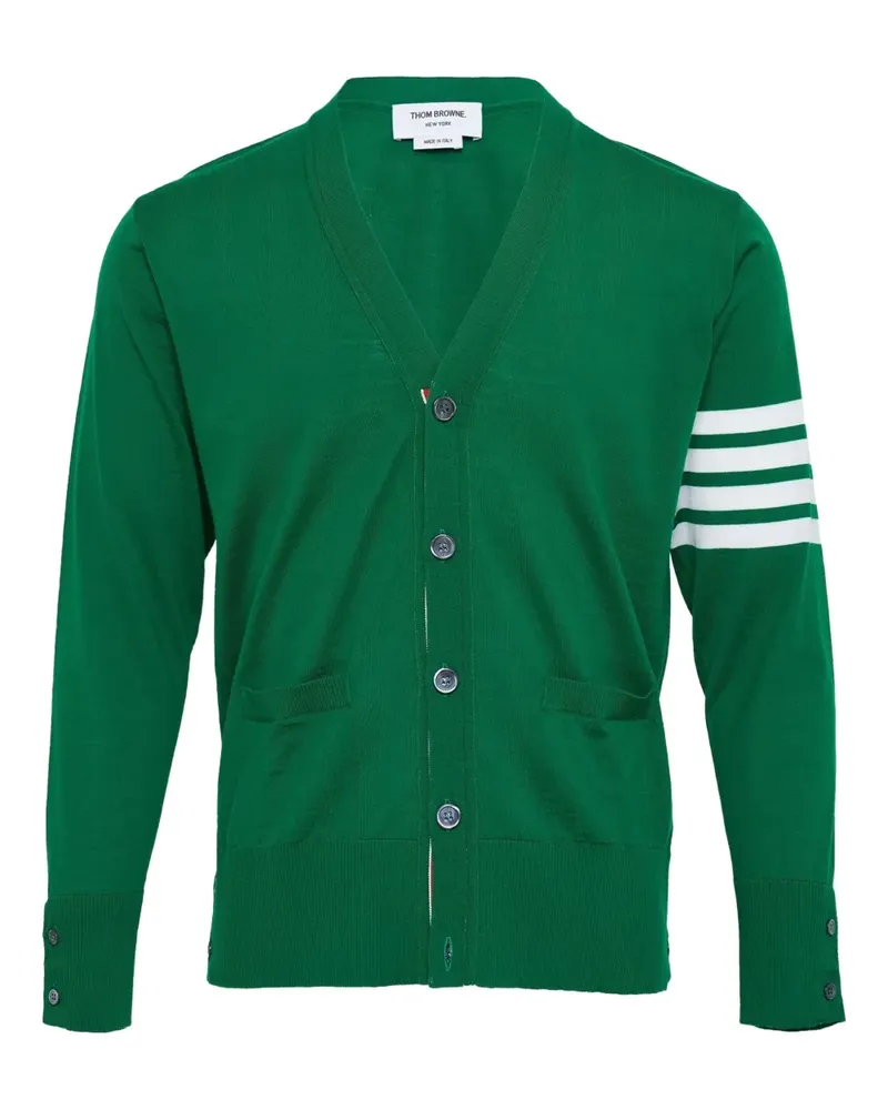 Thom Browne V-neck cardigan - Grün Grün