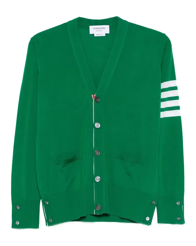 Thom Browne Cardigan mit V-Ausschnitt - Grün Grün