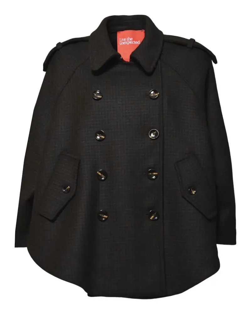 ..,merci Doppelreihige Jacke - Grau Grau